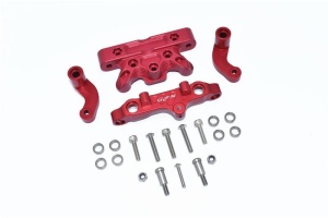 ALUMINUM STEERING ASSEMBLY -22PC SET red