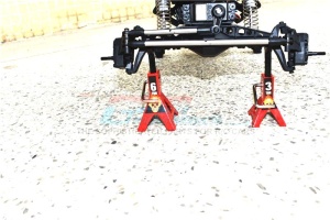 SCALE ACCESSORIES: CAR JACK FOR CRAWLERS?No.6? -1PC SET red