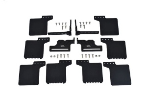 SCALE ACCESSORIES: MUD FLAP FOR SCX0 III JEEP -36PC SET