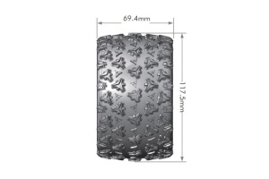 MT-Spider Reifen soft auf 2.8 Felge schwarz 14mm (2)