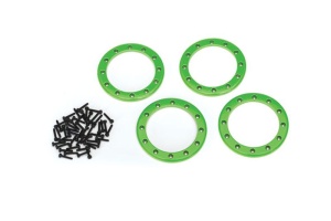 Beadlock-Ring 2.2 Aluminium grün mit Schrauben (4)
