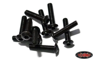 Steel Button Head Cap Screws M3 x 16mm (10)