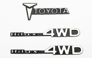 1/10 Metal Emblem for Tamiya Hilux