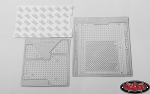 SLVR Diamond Plate Rear Bed for Axial 1/10 SCX10 II UMG10 4W