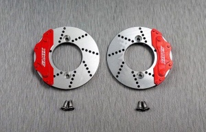 scale brake rotor and caplier set (for brass knuckle only)