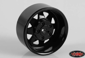 5 Lug Wagon 1.9 Steel Stamped Beadlock Wheels (Black) (4)