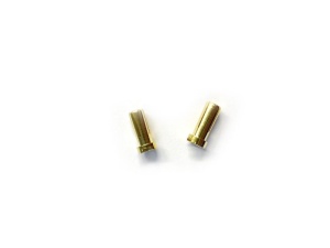 5mm Goldkontaktstecker 14mm  (2Stk)