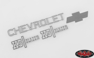 Chevrolet Blazer Metal Emblem Set