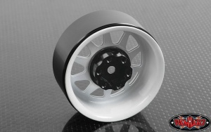 OEM Stamped Steel 1.9 Beadlock Wheels (White)