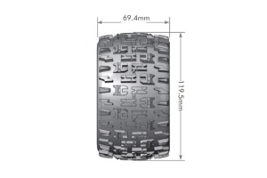 MT-Pioneer Reifen soft auf 2.8 Felge schwarz 14mm (2)