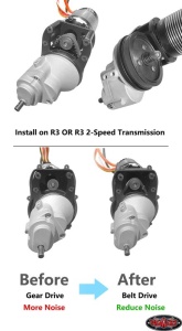 Belt Drive Kit for R3 Single / 2-Speed Transmissions