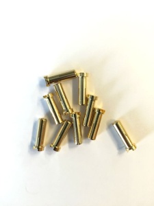Goldkontaktstecker 5mm, L18mm (10)