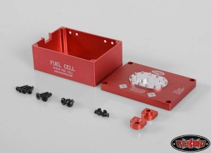 SLVR RC4WD Billet Aluminum Fuel Cell Radio Box (Red)