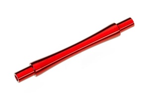 Achse Wheelie-Bar 6061-T6 Alu rot eloxiert +KT