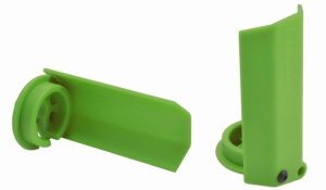 Dämpferstangen-Schützer(2)  grün