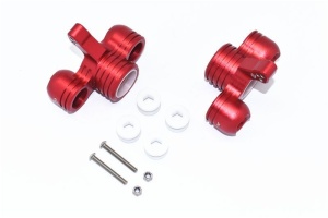ALUMINUM FRONT KNUCKLE ARMS -10PC SET red