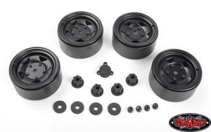 Seren 2.2 Beadlock Wheels w/ Center Caps (Black)