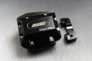 SCX-6 brass diff. cover (with adjust weight)