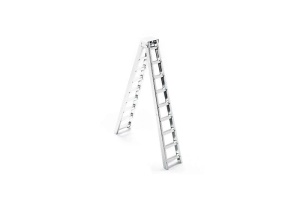 SCALE ACCESSORIES: ALU LONG STEP LADDER FOR CRAWLERS -1PC