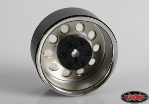 Pro10 1.9 Steel Stamped Beadlock Wheel (Silver)