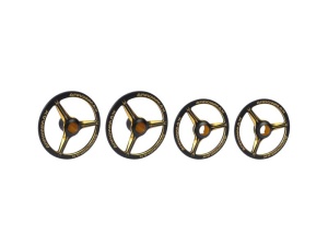 Alu Set-Up Wheel For 1/8 On-Road Cars Black Golden (4)