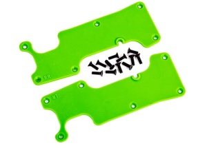 Querlenker-Abdeckung grün hinten l/r mit Schrauben