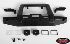 Pawn Metal Front Bumper w/Lights for Traxxas TRX-4