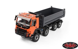 1/14 8x8 Armageddon Hydraulic Dump Truck (FMX) (Orange/Grey)